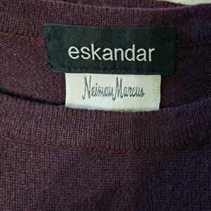 Eskandar & Bloomingdales Jewel Tone Sweaters. 100% Cashmere. Plum Purple & Teal